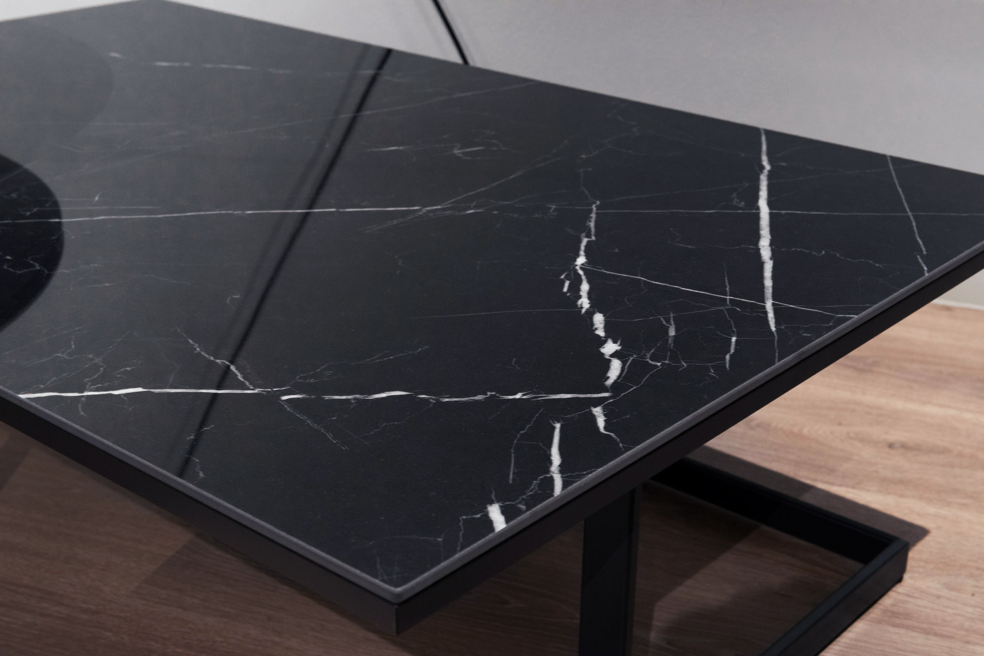 Nero Marquina - Honed porcelain tile from our Depth 6mm, Extra Large ...
