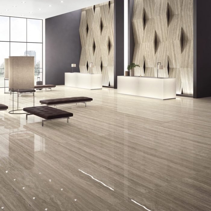 Travertino - Natural porcelain tile from our Depth 6mm, Extra Large ...