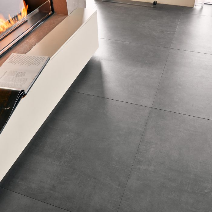 Fume - Natural is a grey Italian porcelain tile.