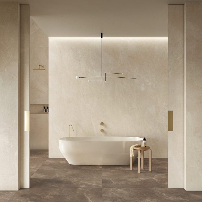 Noble Beige - Natural is a beige Italian porcelain tile.