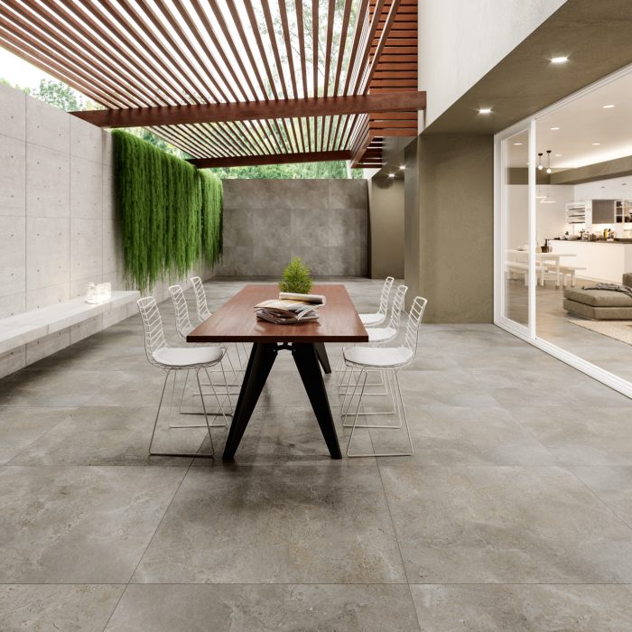 Palladium Grey - Natural is a grey Italian porcelain tile.