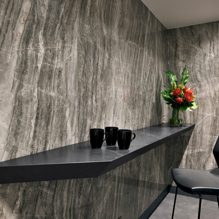 Nero Marquina - Polished porcelain tile from our Countertop, Depth 6mm ...